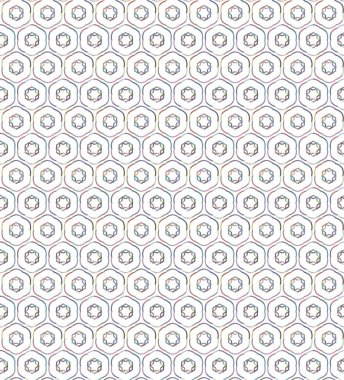 Soyut geometrik şekilli kusursuz desen