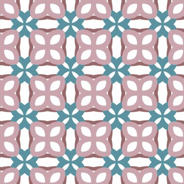 Tekrarlanan geometrik şekilli kusursuz desen, vektör illüstrasyonuName