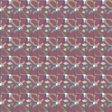 Tekrarlanan geometrik şekilli kusursuz desen, vektör illüstrasyonuName