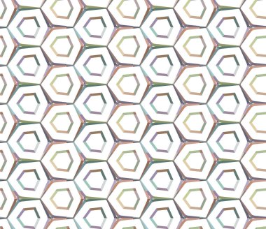 Tekrarlanan geometrik şekilli kusursuz desen, vektör illüstrasyonuName