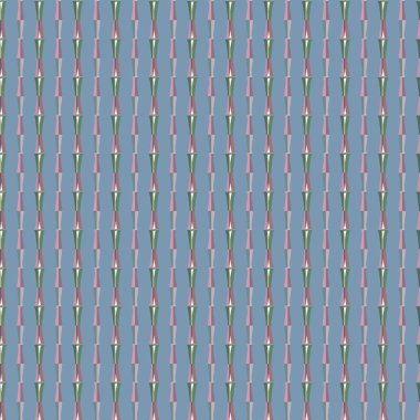 Soyut geometrik şekilli kusursuz desen