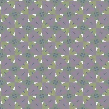 Geometrik şekilli kusursuz desen. vektör illüstrasyonu