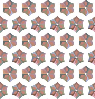 Tekrarlanan geometrik şekilli kusursuz desen, vektör illüstrasyonuName