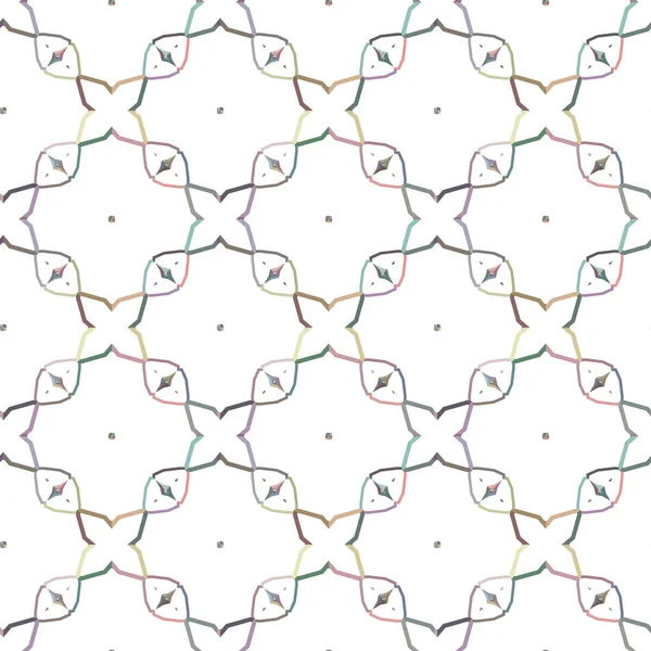 Senza Soluzione Continuità Modello Geometrico Illustrazione Sfondo — Vettoriale Stock