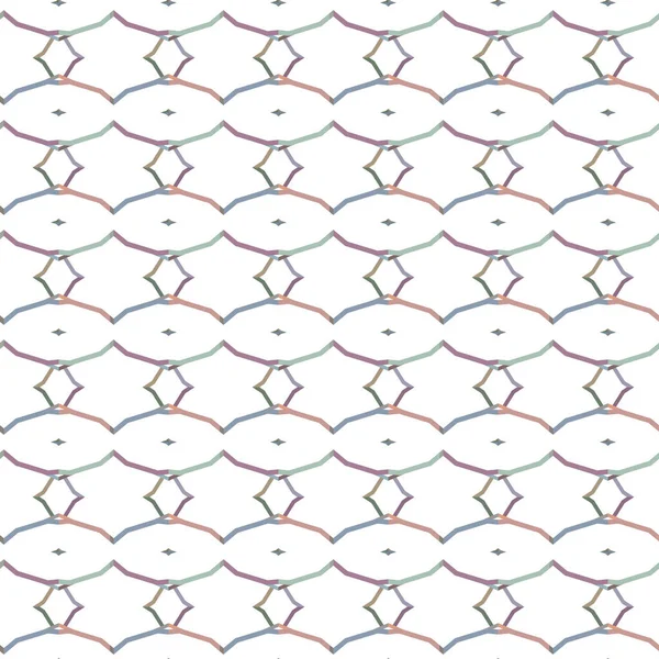 Patrón Sin Costura Con Formas Geométricas Repetidas Ilustración Vectorial — Archivo Imágenes Vectoriales