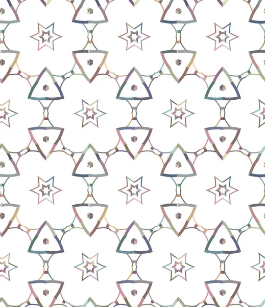 Nahtlose Geometrische Muster Illustration Hintergrund — Stockvektor