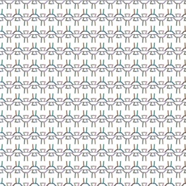 Soyut geometrik şekilli kusursuz desen