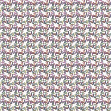 Tekrarlanan geometrik şekilli kusursuz desen, vektör illüstrasyonuName