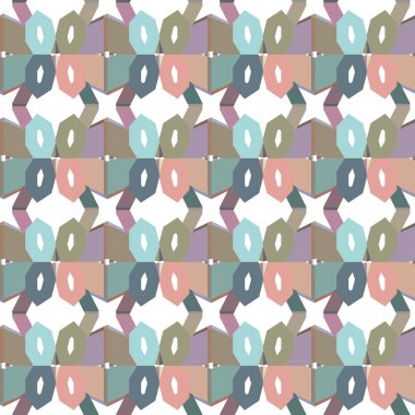 Kusursuz şablon, soyut duvar kağıdı, vektör illüstrasyonu        