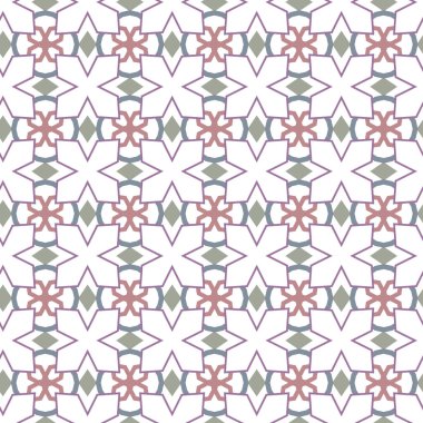 Kusursuz şablon, soyut duvar kağıdı, vektör illüstrasyonu        