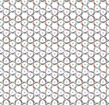 Soyut geometrik şekilli kusursuz desen