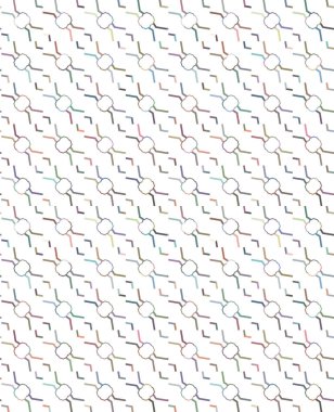 Tekrarlanan geometrik şekilli kusursuz desen, vektör illüstrasyonuName