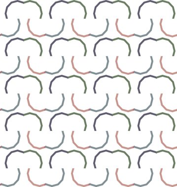 Kusursuz şablon, soyut duvar kağıdı, vektör illüstrasyonu        