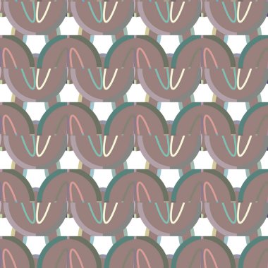 Kusursuz şablon, soyut duvar kağıdı, vektör illüstrasyonu        