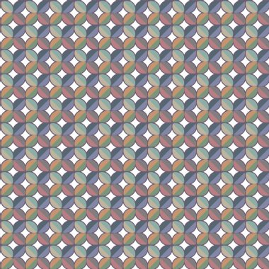 Soyut geometrik şekilli kusursuz desen