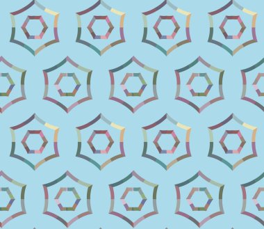 Kusursuz şablon, soyut duvar kağıdı, vektör illüstrasyonu 