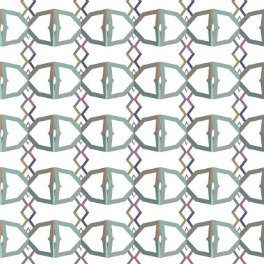 Tekrarlanan geometrik şekilli kusursuz desen, vektör illüstrasyonuName