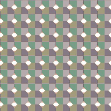 Soyut geometrik şekilli kusursuz desen