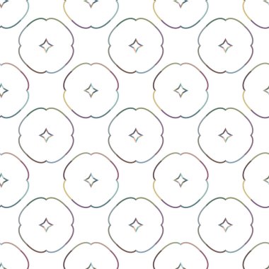 Soyut geometrik şekilli kusursuz desen