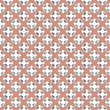 Tekrarlanan geometrik şekilli kusursuz desen, vektör illüstrasyonuName