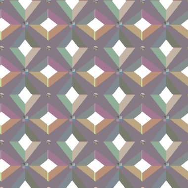 Tekrarlanan geometrik şekilli kusursuz desen, vektör illüstrasyonuName