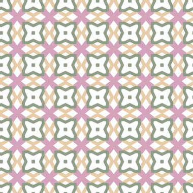 Soyut geometrik şekilli kusursuz desen