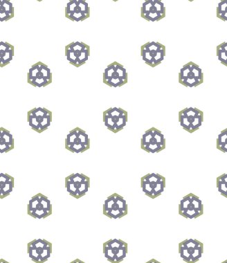 Soyut geometrik şekilli kusursuz desen