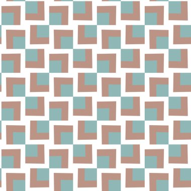 Tekrarlanan geometrik şekilli kusursuz desen, vektör illüstrasyonuName