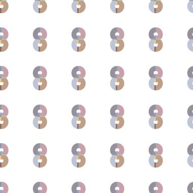 Kusursuz şablon, soyut duvar kağıdı, vektör illüstrasyonu        