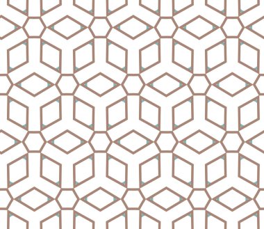 Soyut geometrik şekilli kusursuz desen