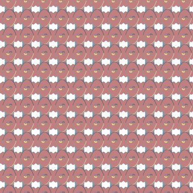 Kusursuz şablon, soyut duvar kağıdı, vektör illüstrasyonu 