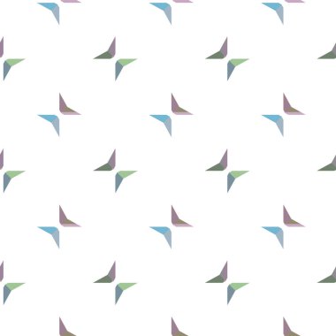 Soyut geometrik şekilli kusursuz desen