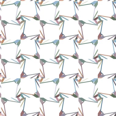 Tekrarlanan geometrik şekilli kusursuz desen, vektör illüstrasyonuName