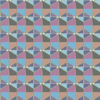 Soyut geometrik şekilli kusursuz desen
