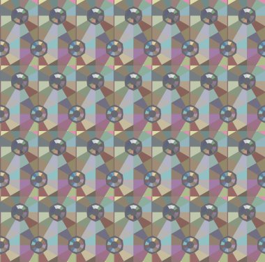 Soyut geometrik şekilli kusursuz desen