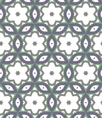 Soyut geometrik şekilli kusursuz desen