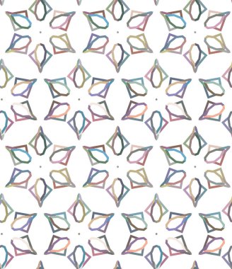 Soyut geometrik şekilli kusursuz desen