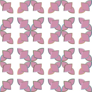 Kusursuz şablon, soyut duvar kağıdı, vektör illüstrasyonu 