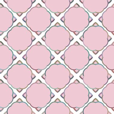 Kusursuz şablon, soyut duvar kağıdı, vektör illüstrasyonu        