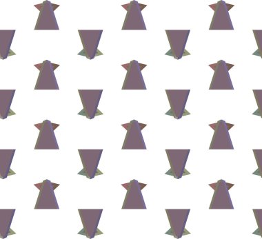 Kusursuz şablon, soyut duvar kağıdı, vektör illüstrasyonu 