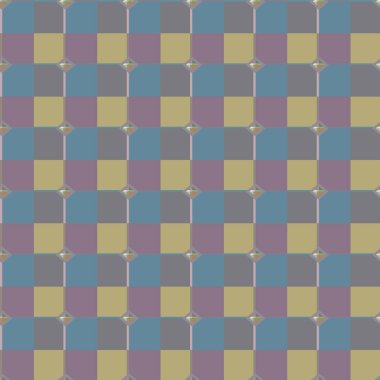 Tekrarlanan geometrik şekilli kusursuz desen, vektör illüstrasyonuName