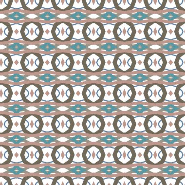 Soyut geometrik şekilli kusursuz desen