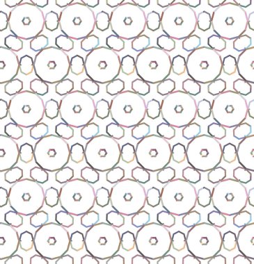 Modern geometrik vektör tasarımı, kusursuz desen çizimi