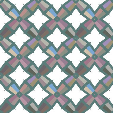 Kusursuz şablon, soyut duvar kağıdı, vektör illüstrasyonu 