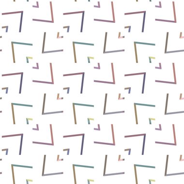 Modern geometrik vektör tasarımı, kusursuz desen çizimi