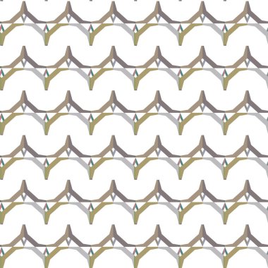 Tekrarlanan geometrik şekilli kusursuz desen, vektör illüstrasyonuName