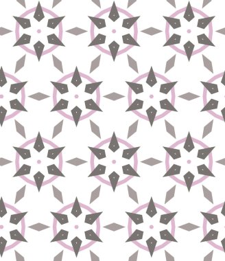 Soyut geometrik şekilli kusursuz desen