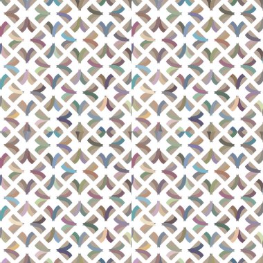 Modern geometrik vektör tasarımı, kusursuz desen çizimi