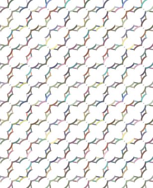 Soyut geometrik şekilli kusursuz desen