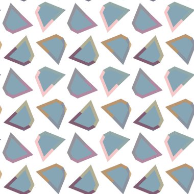 Tekrarlanan geometrik şekilli kusursuz desen, vektör illüstrasyonuName